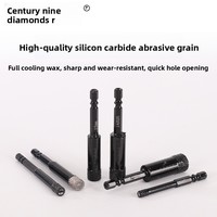 Foret diamanté HUAYU pour perçage à sec de carreaux, granit, marbre, maçonnerie, haute dureté, avec poignée hexagonale, pour perceuse électrique (6mm-16mm)