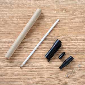 Eco Friendly Retractable <b>Paper</b> Tube Ballpoint Pens Bulk Custom Logo Plastic Tip Promotional School Office Gifts - Product Image 4
