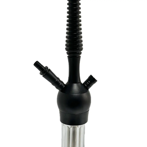Ngọn Đuốc Vàng 30Inch Lớn Sliver Nhôm Thủy Tinh bongging <span class=keywords><strong>Hookah</strong></span> <span class=keywords><strong>Shisha</strong></span> Với Đất Sét Bát Đầu Silicone <span class=keywords><strong>Hose</strong></span> Rõ Ràng Bình - Product Image 5
