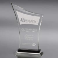 Nouvelle plaque en cristal de conception créative pour les cadeaux d'affaires