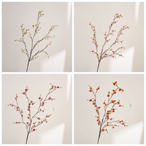 กิ่งดอกไม้ประดิษฐ์ CallaFloral สีขาว ชมพู ส้ม แดงกุหลาบ โพลีเอสเตอร์ สำหรับตกแต่งงานแต่งงาน ตกแต่งบ้าน น้ำหนัก 71 กรัม กิ่งเดี่ยว รุ่น MW71114 - Product Image 3