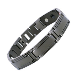 Pulsera Magnética Personalizada de Acero Inoxidable con Energía Escalar, Turmalina, Germanio e <span class=keywords><strong>Iones</strong></span> <span class=keywords><strong>Negativos</strong></span> <span class=keywords><strong>para</strong></span> Hombre - Product Image 5