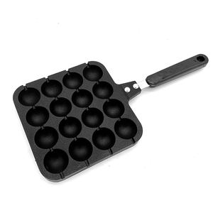 Sartén para bistec para barbacoa, venta al por mayor, <span class=keywords><strong>precio</strong></span> barato, sartén de aluminio y Metal antiadherente, molde de bola de <span class=keywords><strong>pulpo</strong></span> Takoyaki, máquina para hacer gofres - Product Image 2