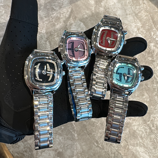 New Digital Display Vintage Watch Square Future Tech Style Wristwatch for Men Relogio Masculino