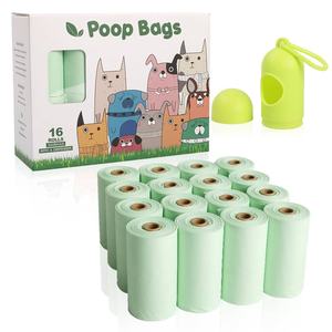 Bolsas de caca de perro ecológicas impresas personalizadas, bolsa de caca de perro de desecho biodegradable compostable perfumada - Product Image 3