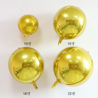 Ballons 4D ronds en aluminium 10 pouces 15 pouces 18 pouces 22 pouces 32 pouces 50 pouces Ballons 4D en aluminium