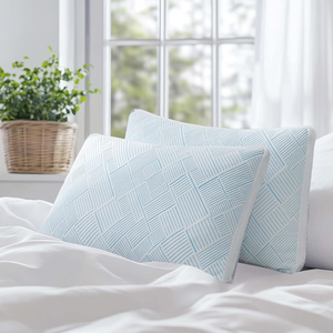 Almohada de Bambú Refrescante para Dormir, Almohada de Espuma Viscoelástica con Ajuste de Altura y Relleno Adicional para Dormir de Lado - Product Image 5