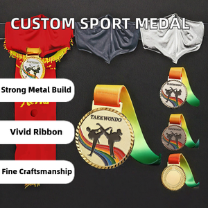 Médaille de boxe personnalisée en relief 3D |   Médaille de récompense de tournoi de boxe en <span class=keywords><strong>bronze</strong></span> antique, vente en gros d'usine chinoise, avec texte personnalisé - Product Image 3