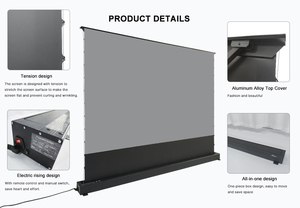 Écran de projection motorisé électrique de 84 pouces 16:9 pour projecteurs 4K à ultra courte focale - Product Image 5
