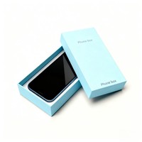 Boîte de téléphone portable universelle avec logo personnalisé, boîte rigide avec couvercle et base, impression numérique, emballages de luxe pour produits électroniques