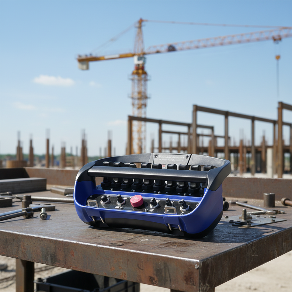 8 Levers DC24V or 12V Industrial Radio Remote Control for Truck-mounted ...