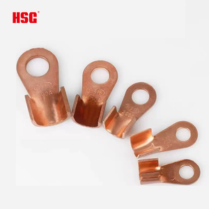 Échantillon gratuit Anneau d'isolation de <span class=keywords><strong>borne</strong></span> de type O Raccord de pression pré-isolé Câblage Fil de nez en cuivre Cordon de terre - Product Image 3