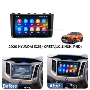 Radio para Coche con Pantalla OLED HD de 10.1 Pulgadas, GPS Android, Asistencia de Marcha Atrás para CRETA IX25 RHD 2020, Panel de Control - Product Image 4