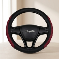 Housse de volant de voiture en cuir microfibre haute densité, housse de volant à bulles massantes pour Toyota Hilux Camionetas 4x4