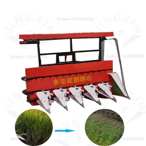 Máquina cortadora de arroz de trigo Mini segador aglutinante motor diésel máquina de cosecha de arroz máquina cortadora de maíz cosechadora de alfalfa