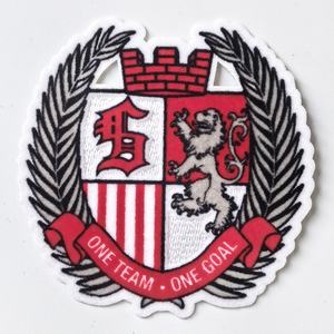 カスタムデザインフットボールクラブ名ラベル3Dフロック熱伝達パッチ衣類用バッジに鉄 - Product Image 3