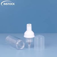 En stock pour plastique transparent 40ml 50ml 60ml Bouteilles à pompe à mousse pour le lavage des dents Emballage de mousse Distributeur de cosmétiques pour le lavage du visage