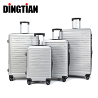 4PCS Grande Capacité ABS Trolley Travel Bagages Sets avec Vacuum Bag Spinner Caster Business Suitcase Travel Bags 20/24/28/32inch