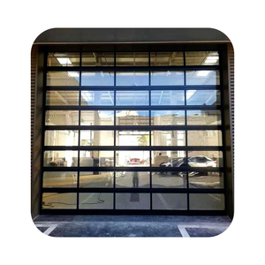 <span class=keywords><strong>Porte</strong></span> de garage automatique moderne en aluminium résidentielle et commerciale <span class=keywords><strong>Hormann</strong></span>, étanche, avec vitrage latéral - Product Image 1
