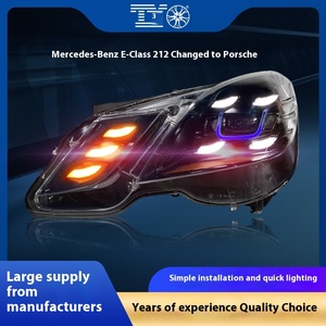 Conjunto de Faros Delanteros para Clase E W212 10-13, Lentes LED con Luz Diurna Integrada, Faros Delanteros LED para Automóvil, Faros Delanteros para Clase E W212 10-13 A - Product Image 4