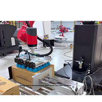 Station de palettisation collaborative avec bras robotique cobot à six axes et base élévatrice 30/35/50 kg, capacité de 7 à 10 pièces/min, garantie 1 an