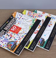 Livre de mathématiques puzzle et de graffiti coloré pour enfants personnalisé format A4 50 pages détachables cahier d'activités marqueurs de points pour le plaisir et l'éducation