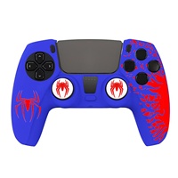 Coque de protection en silicone avec poignées pour manettes DualSense PS5 et joysticks offerts