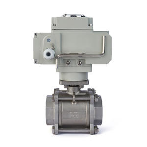 Válvula de Bola Eléctrica de Tres Piezas Dongqi Q911F-16P DN15 20 25 32 40 para Control de Agua y Gas, Compatible con OEM - Product Image 3