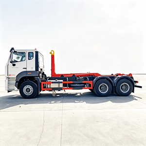 Camion benne basculante SINOTRUK HOWO 6x4 avec bras de levage hydraulique pour le ramassage des déchets solides municipaux - Product Image 6