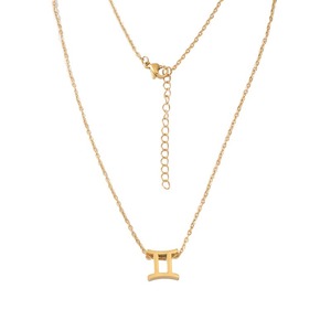 In acciaio inox placcato oro catena a maglie alla moda gioielli girocollo collana con zircone per uomo e donna abiti da festa - Product Image 5