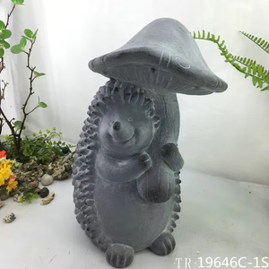 Dễ thương động vật tượng rừng gia đình <span class=keywords><strong>HEDGEHOG</strong></span> bức tượng nhựa trang trí sân vườn - Product Image 5
