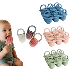Moule à glaces en silicone flexible de qualité supérieure à <span class=keywords><strong>6</strong></span> cavités sans BPA pour les tout-petits et les enfants, réutilisable, pour faire des glaces maison - Product Image 5