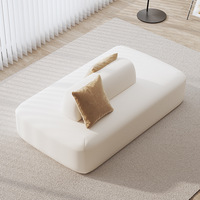 Système de sièges modulaires multidirectionnels en velours, canapé sectionnel carré personnalisable en bois massif pour réception commerciale