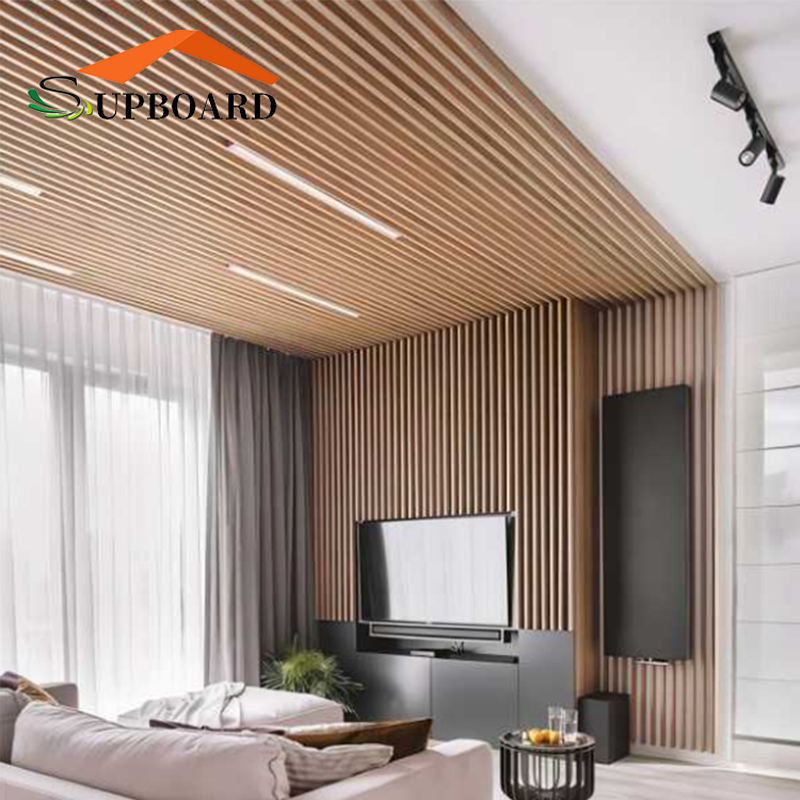 Modern WPC Interior Ceiling Panels Living Room Bedroom Office Moisture ...