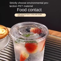 WEILIXING Gobelet jetable en plastique PET 300ml 10oz avec logo personnalisé, imprimé UV/Sérigraphie, pour café, thé au lait, latte à la noix de coco, boissons glacées