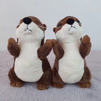 Jouet en peluche de loutre réaliste sur mesure, animaux sauvages, jouets en peluche, loutre doux réaliste