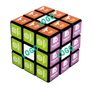 Grosir cube 3x3-Mainan Balok Puzzle Anak Murah, Kualitas Foto Diy Hadiah Natal Logo Kustom Gambar Kecepatan 3X3 Kubus Ajaib