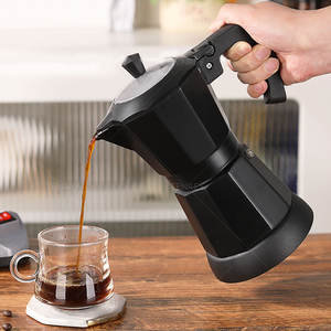 Machine à café expresso électrique Tenrey à commande unique, cafetière italienne Moka, <span class=keywords><strong>6</strong></span> <span class=keywords><strong>tasses</strong></span>, cafetière Mocha, machine à expresso avec base détachable - Product Image 1
