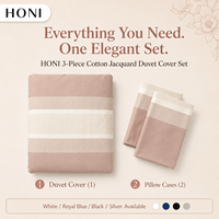 Ensemble de literie HONI OEM personnalisé en coton pur, style luxueux, housse de couette moelleuse pour lit queen, collection pour la maison