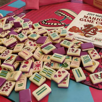 Nouvelles Tuiles de Mahjong Américaines de Luxe Rouge-Bordeau en Acrylique, Style 2026, Double Couche, Pliables, Écologiques et Résistantes à l'Eau