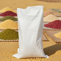 Kantong Anyaman PP Food Grade 5kg-100kg dengan Logo Custom untuk Beras, Tepung, Gula, Kentang, Sayuran, Ekspor ke Nigeria, Ghana, Afrika Selatan