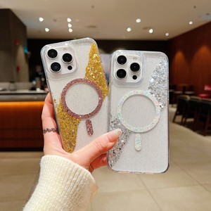 Funda Magnética Transparente con Purpurina de Lujo para <span class=keywords><strong>iPhone</strong></span> 17 16 15 14 13 <span class=keywords><strong>112</strong></span> - Product Image 5