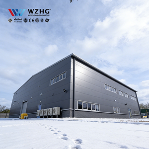 Entrepôt à Grande Portée en Structure Acier Personnalisable, Bâtiment Industriel Métallique Préfabriqué, Atelier Certifié ISO9001, Garantie 50 Ans - Product Image 1