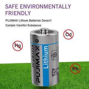 Baterai Lithium Silinder Non-Rechargeable PUJIMAX High Performance 1 Pcs 1500mAh CR123A 3V untuk Kamera dan Senter - Product Image 5