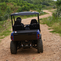 Véhicule utilitaire électrique 4 places 4x4 tout-terrain, buggy cargo côte à côte pour la jungle, la ferme, le ranch, le complexe hôtelier, homologué CEE COC