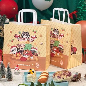 Sacs en papier kraft personnalisés avec poignées, emballage cadeau écologique pour artisanat, bougies, cadres photo - Product Image 2