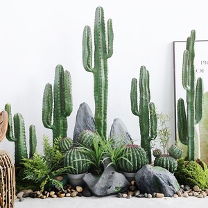 Planta Artificial de Cactus de Plástico, Planta Decorativa para Jardín, Adorno para Interiores, Oficina, Hogar, Plantas Artificiales - Product Image 3