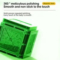 Jouets éducatifs amusants pour enfants 23 pièces J043 blocs magnétiques de la forêt animale ensembles de pièces magnétiques de tuyau de construction en plastique