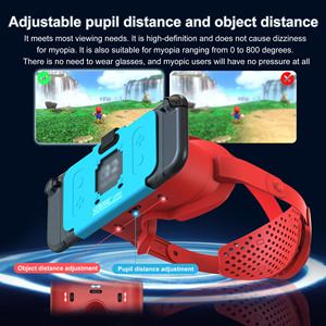 Gafas de Realidad Virtual para <span class=keywords><strong>Nintendo</strong></span> Switch OLED - Pantalla OLED <span class=keywords><strong>3D</strong></span> con Correa Ajustable para la Cabeza, Compatible con el Nuevo Modelo Switch OLED - Product Image 4