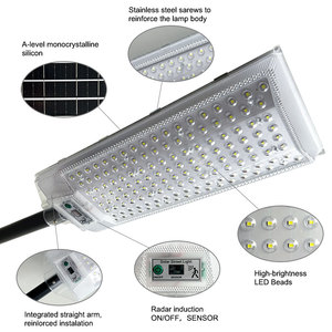 Panneaux d'énergie solaire LED de haute qualité projecteurs rechargeables intégrés <span class=keywords><strong>lampadaire</strong></span> de route étanche Ip65 pour l'extérieur - Product Image 5